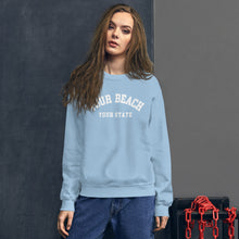 Load image into Gallery viewer, Customizable YOUR BEACH NAME Sweatshirt β Wear Your Paradise