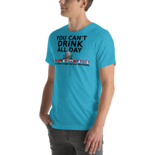 Load image into Gallery viewer, Disney Epcot Drinking Around the World Shirt - You Can't Drink All Day Tee