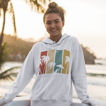 Load image into Gallery viewer, Customizable Beach Name Hoodie  Palm Tree Design