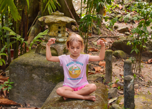 Load image into Gallery viewer, Toddler Girls Beach Tee Customizable Name T-Shirt