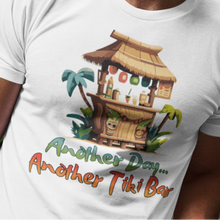 Load image into Gallery viewer, Another Day, Another Tiki Bar Unisex T-Shirt - Where I Beach