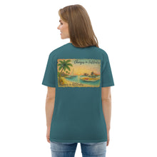 Load image into Gallery viewer, Changes in Latitudes, Changes in Attitudes Buffett Unisex organic cotton t-shirt