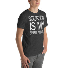 Load image into Gallery viewer, Bourbon is my Spirit Animal Short-Sleeve Unisex T-Shirt - Where I Beach