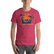 Load image into Gallery viewer, Where I Beach Customizable Short-Sleeve Unisex T-Shirt - Where I Beach