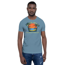 Load image into Gallery viewer, Where I Beach Sunset, Palm Trees and Beach customizable Unisex T-Shirt - Where I Beach