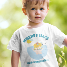Load image into Gallery viewer, Toddler Beach Tee Customizable Name T-Shirt
