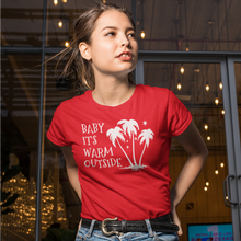Load image into Gallery viewer, Baby It's Warm Outside Holiday Short-Sleeve Unisex T-Shirt - Cabo Easy