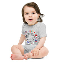 Load image into Gallery viewer, Drinking Around the World Baby short sleeve one piece - Where I Beach