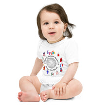 Load image into Gallery viewer, Drinking Around the World Baby short sleeve one piece - Where I Beach