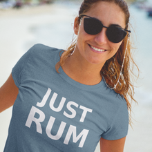 Load image into Gallery viewer, Just Rum Text Unisex T-Shirt - Cabo Easy
