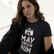 Load image into Gallery viewer, May Contain Rum Funny TShirts Pirate Life Unisex Tees for Men and Women