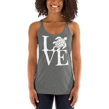 Load image into Gallery viewer, Love Turtles Women's Racerback Tank - Cabo Easy