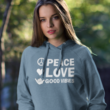 Load image into Gallery viewer, Peace, Love, and Good Vibes Unisex Hoodie - Cabo Easy