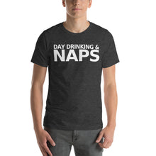 Load image into Gallery viewer, Day Drinking and Naps Short-Sleeve Unisex T-Shirt - Cabo Easy