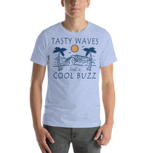 Load image into Gallery viewer, Tasty Waves and a Cool Buzz Unisex T-Shirt - Cabo Easy