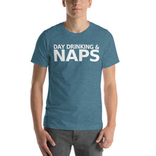 Load image into Gallery viewer, Day Drinking and Naps Short-Sleeve Unisex T-Shirt - Cabo Easy