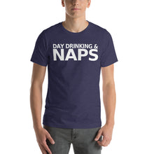 Load image into Gallery viewer, Day Drinking and Naps Short-Sleeve Unisex T-Shirt - Cabo Easy