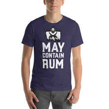 Load image into Gallery viewer, May Contain Rum Funny TShirts Pirate Life Unisex Tees for Men and Women