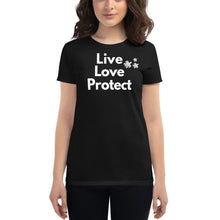 Load image into Gallery viewer, Live Love Protect Women's T-Shirt - Cabo Easy