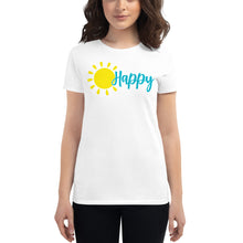 Load image into Gallery viewer, "Happy" Women's short sleeve t-shirt - Cabo Easy