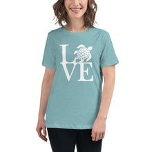 Load image into Gallery viewer, Love Sea Turtles Women's short sleeve t-shirt