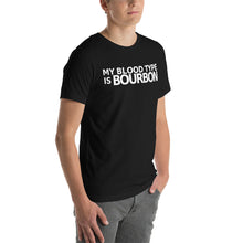Load image into Gallery viewer, My Blood Type is Bourbon Short-Sleeve Unisex T-Shirt
