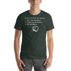 Ways to Win My Heart Bourbon Short-Sleeve Unisex T-Shirt