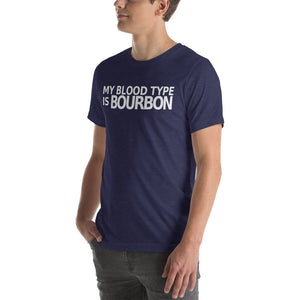 My Blood Type is Bourbon Short-Sleeve Unisex T-Shirt