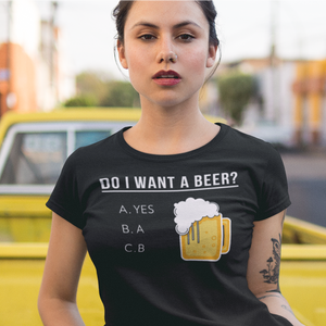 Do I want a beer Short-Sleeve Unisex T-Shirt - Cabo Easy