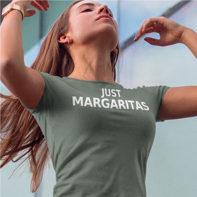 Just Margaritas Text Unisex T-Shirt - Cabo Easy