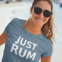 Load image into Gallery viewer, Just Rum Text Unisex T-Shirt - Cabo Easy
