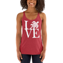 Load image into Gallery viewer, Love Turtles Women&#39;s Racerback Tank - Cabo Easy
