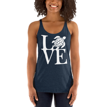 Load image into Gallery viewer, Love Turtles Women&#39;s Racerback Tank - Cabo Easy
