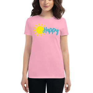 "Happy" Women's short sleeve t-shirt - Cabo Easy
