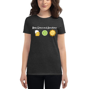 Beer, Lime, and Sunshine Women's short sleeve t-shirt - Cabo Easy