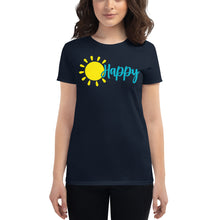 Load image into Gallery viewer, &quot;Happy&quot; Women&#39;s short sleeve t-shirt - Cabo Easy
