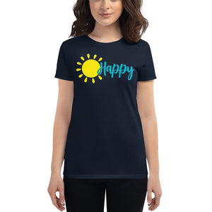 "Happy" Women's short sleeve t-shirt - Cabo Easy
