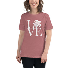 Load image into Gallery viewer, Love Sea Turtles Women&#39;s short sleeve t-shirt
